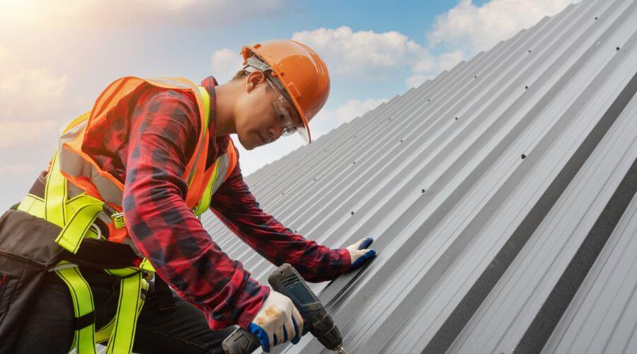 Professional metal roof installation in Saint Croix, IN